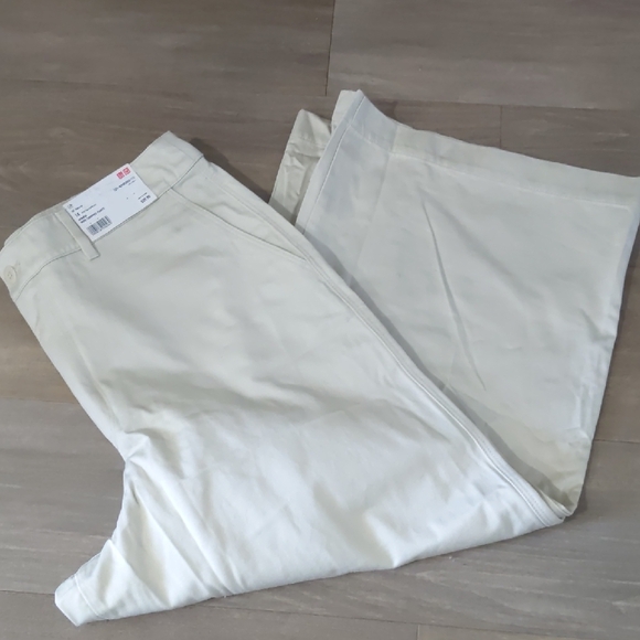Uniqlo Baggy Cropped Wide Leg Pants - Picture 1 of 4